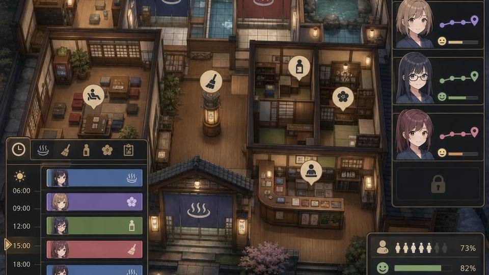 背德浴场 互动养成 实机截图 1