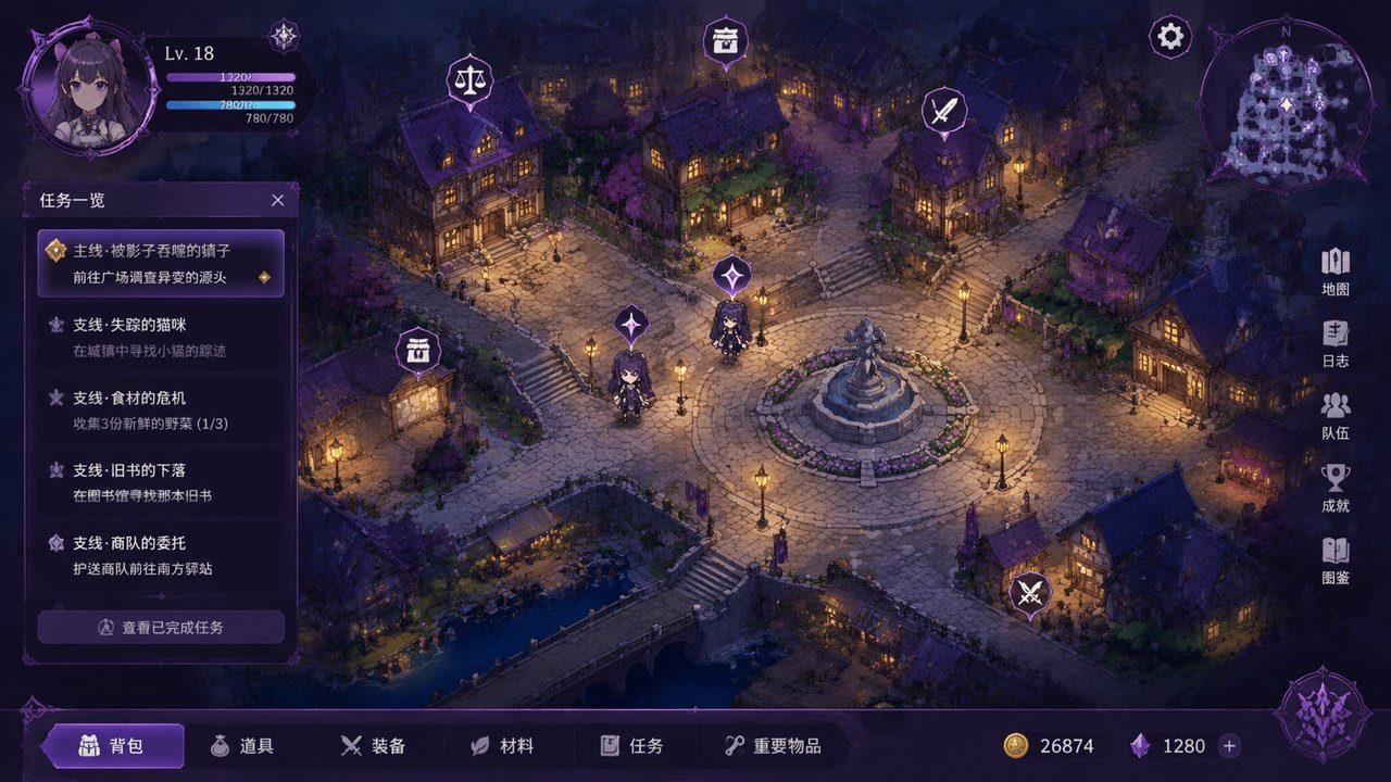 光与影的二重身 操作界面 演示图 7