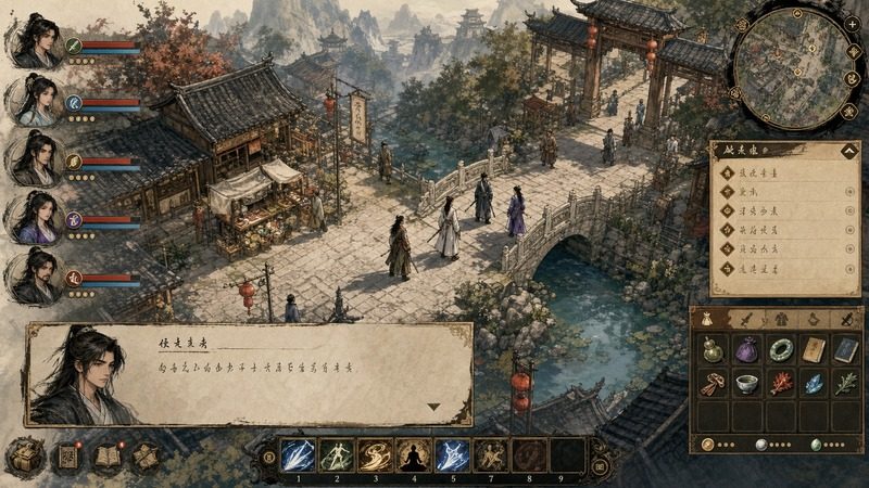 金庸群侠传5爱与死仙狐MOD六周年 探索场景 详情图 5